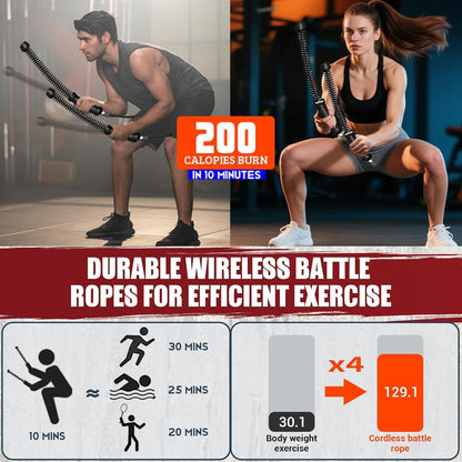 OnlyOnChart™ Ropeless Battle Ropes